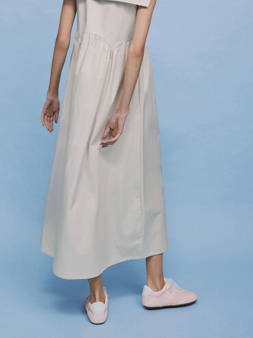 Cece Heart-Motif Sheer-Lace Sneakers, Light Pink, hi-res