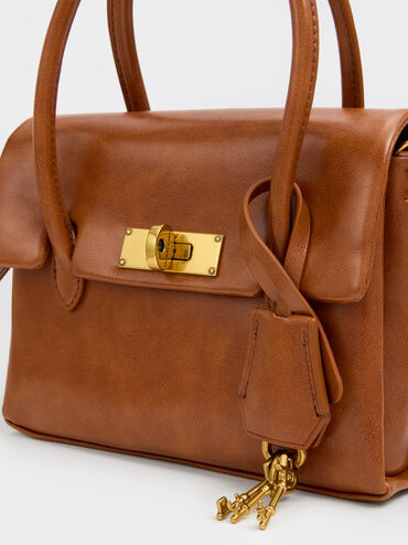 T&uacute;i tote Mini Kerry, Distressed Tan, hi-res