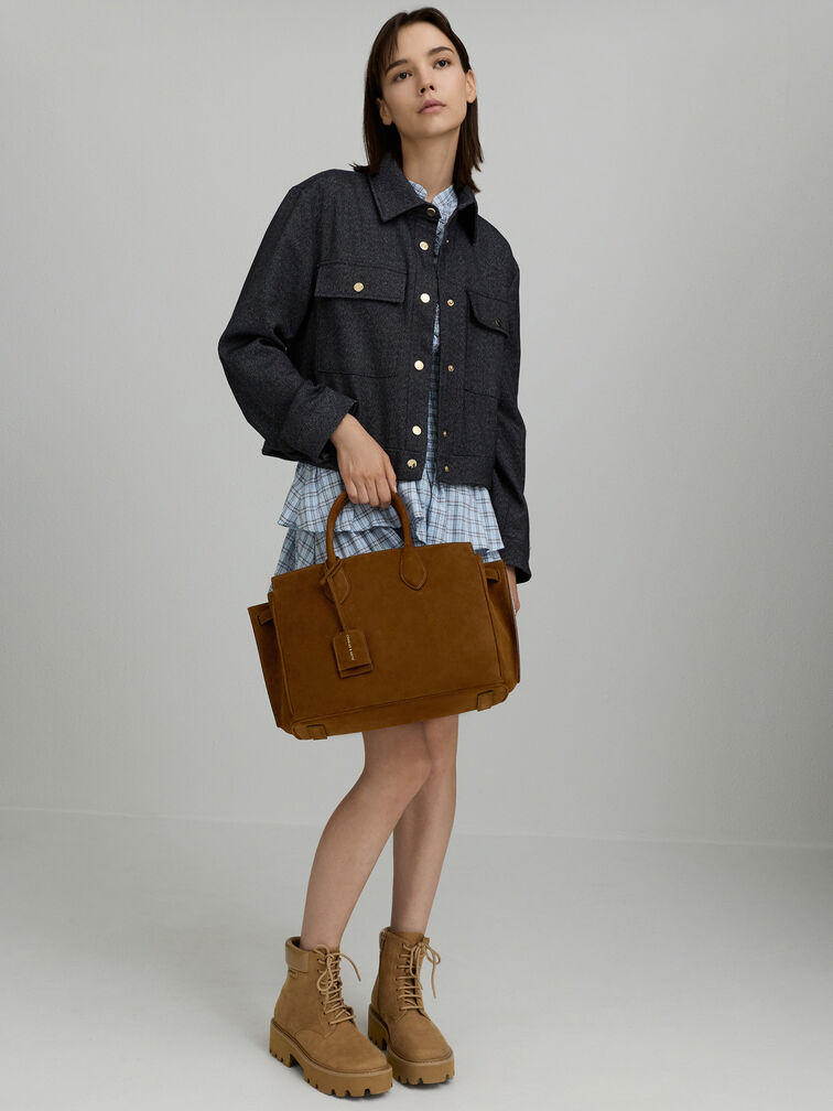 T&uacute;i tote Large Ginevra, Pecan Brown, hi-res