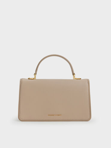 T&uacute;i x&aacute;ch phom chữ nhật Arlet, N&acirc;u x&aacute;m, hi-res