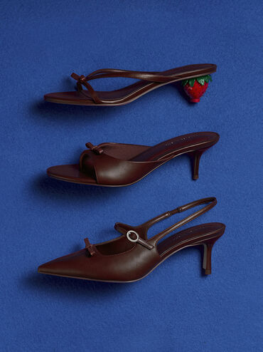 Gi&agrave;y sandals cao g&oacute;t Sonali, Đỏ burgundy, hi-res