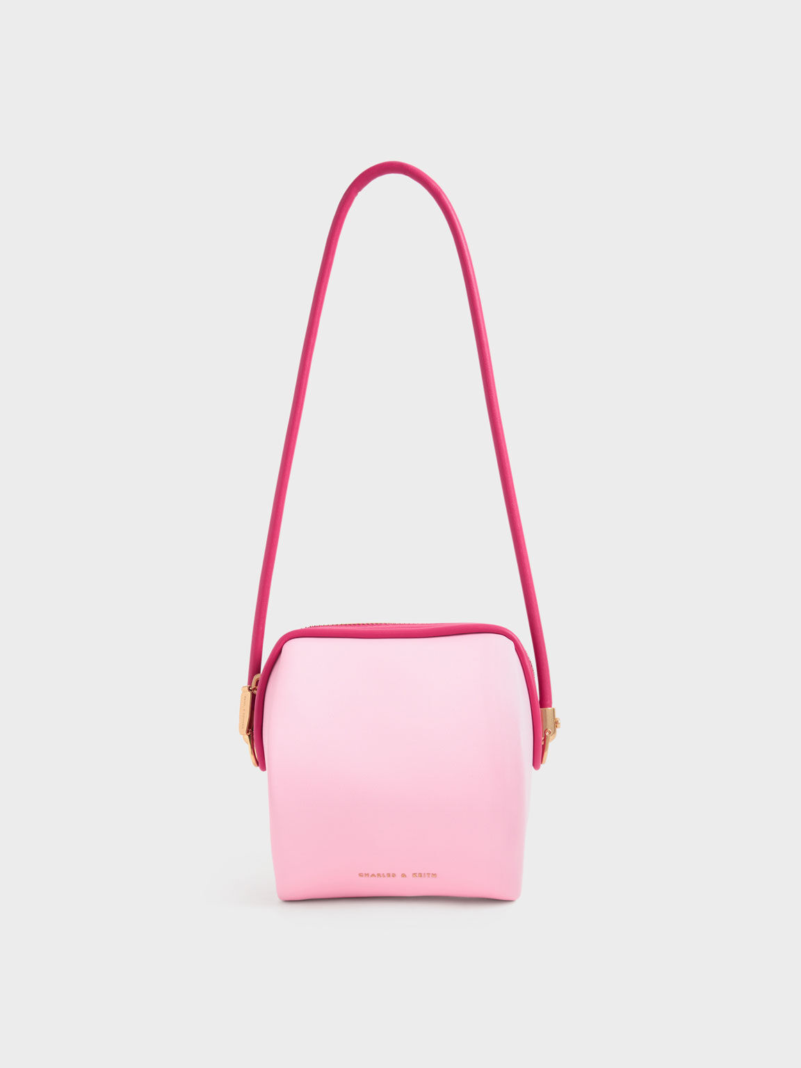 Ridley Chain-Link Boxy Bag, Pink, hi-res