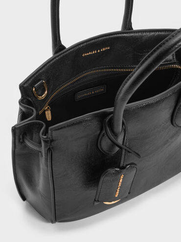 Ginevra Tote Bag, Black, hi-res