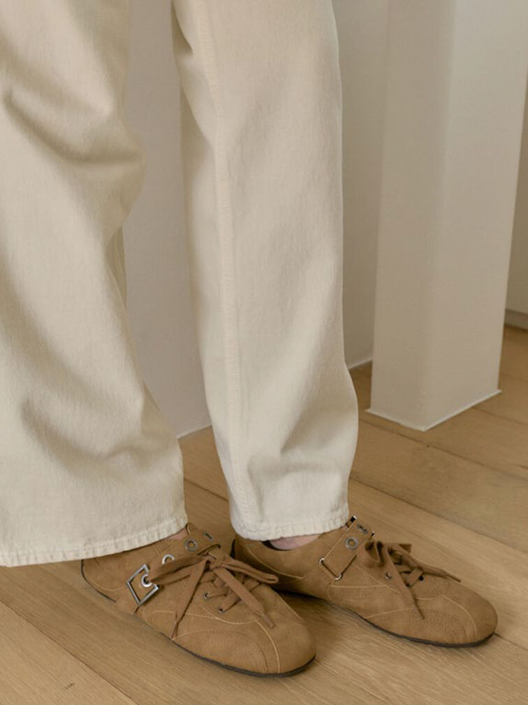 Jollie Grommet Mary Jane Sneakers, Sand, hi-res