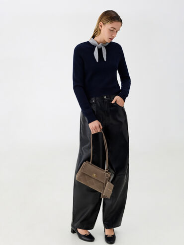 T&uacute;i tote chần b&ocirc;ng Apfra, Stone Grey, hi-res