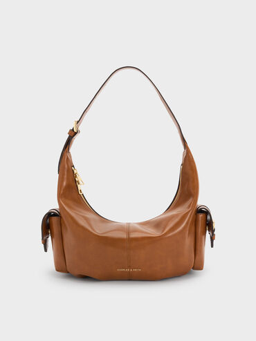 T&uacute;i đeo ch&eacute;o Bessie Side-Pocket, Distressed Tan, hi-res