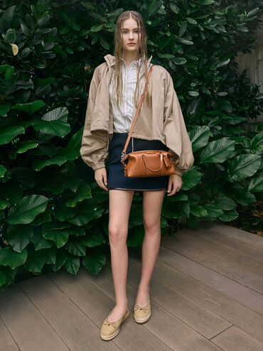 T&uacute;i x&aacute;ch phom chữ nhật Mini Fergie, Distressed Tan, hi-res