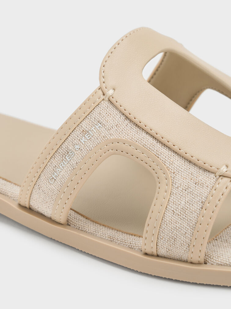 D&eacute;p quai ngang Easley Linen Cut-Out, N&acirc;u x&aacute;m, hi-res