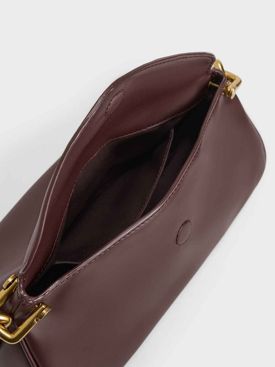 Cleona Braided Handle Hobo Bag, Dark Chocolate, hi-res
