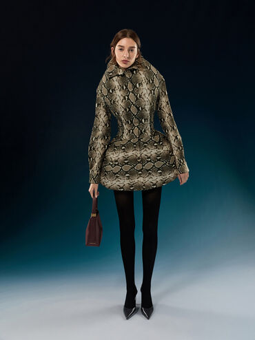 Edna Bucket Bag, Wineberry Red, hi-res