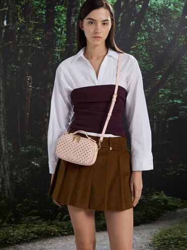 T&uacute;i đeo ch&eacute;o phom chữ nhật Azure, Soft Pink, hi-res