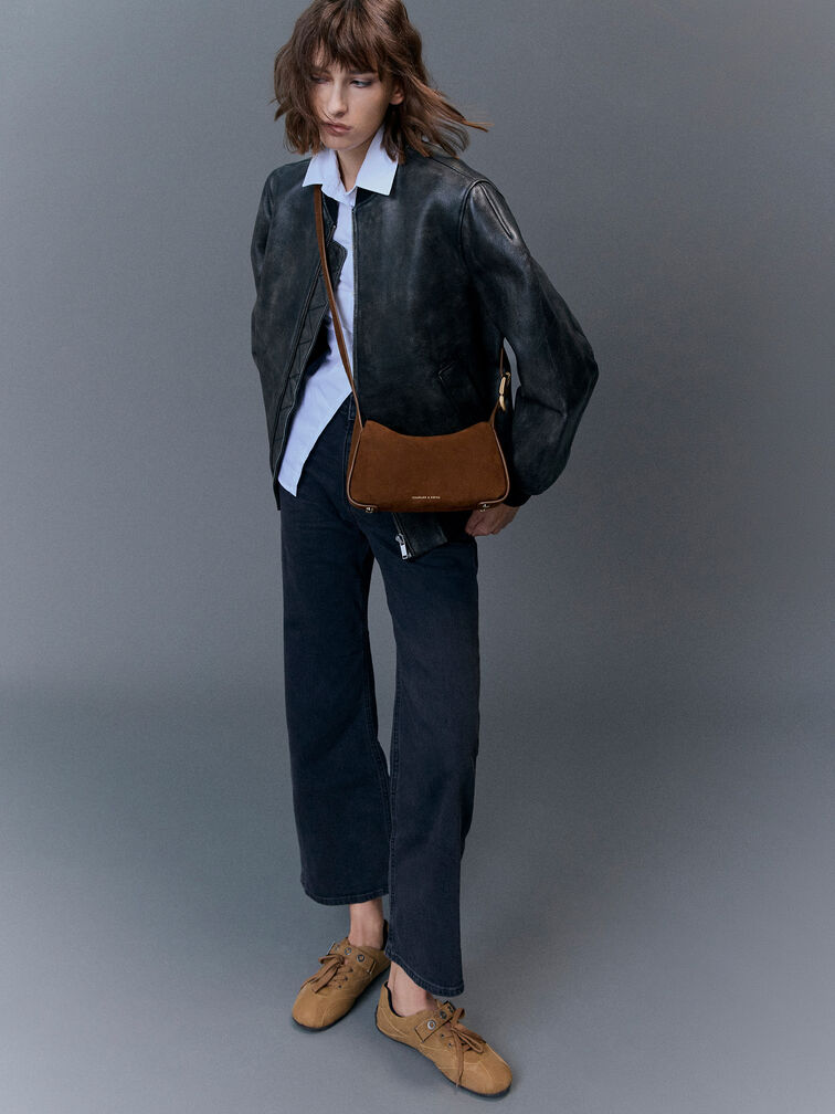 Aislin Shoulder Bag, Pecan Brown, hi-res