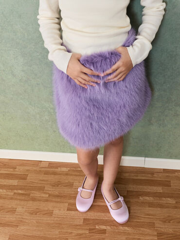 Gi&agrave;y b&uacute;p b&ecirc; b&eacute; g&aacute;i Orinda Knot-Pearl, Hồng nhạt, hi-res