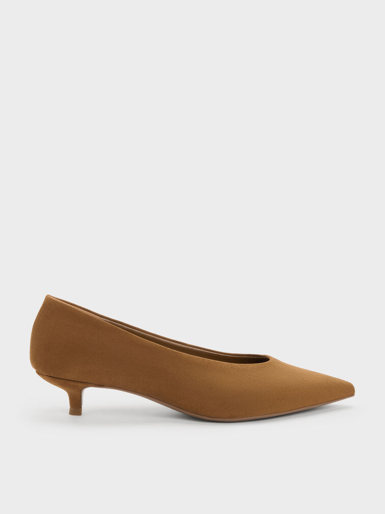 Snake-Print Crossover Slingback Sandals, Camel, hi-res