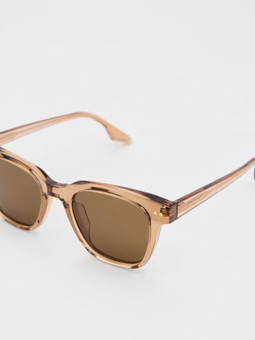 Bianca Square Sunglasses, Chestnut Brown, hi-res