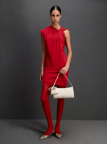 T&uacute;i đeo vai phom chữ nhật Augustine, Kem, hi-res