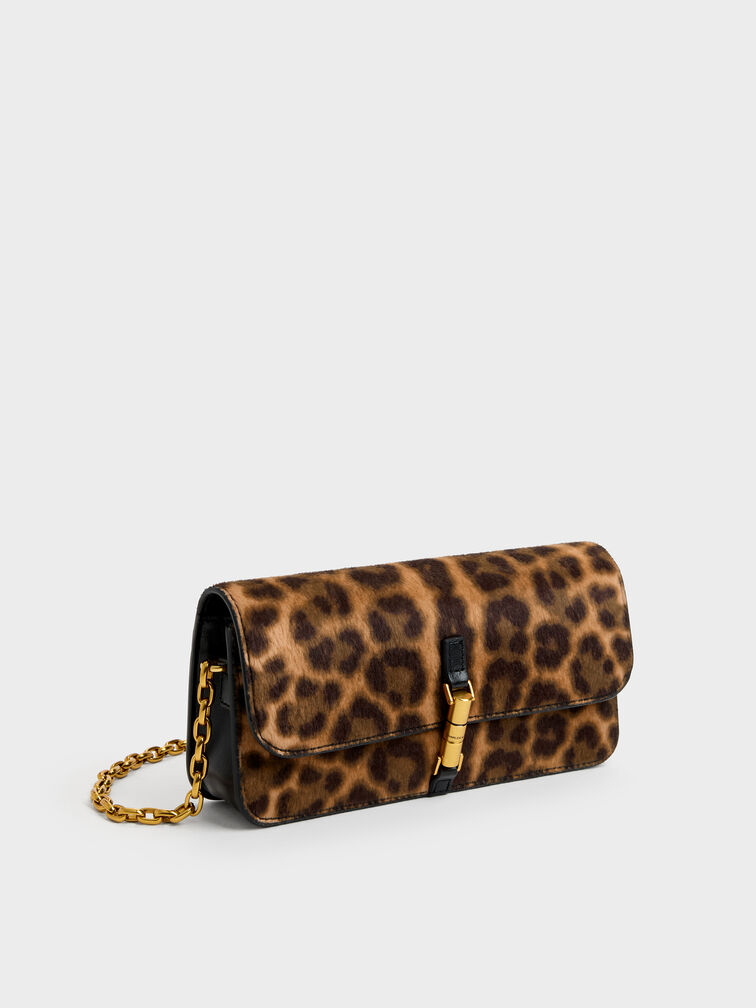 V&iacute; d&agrave;i nắp gập Cesia Leopard-Print, Nhiều m&agrave;u, hi-res