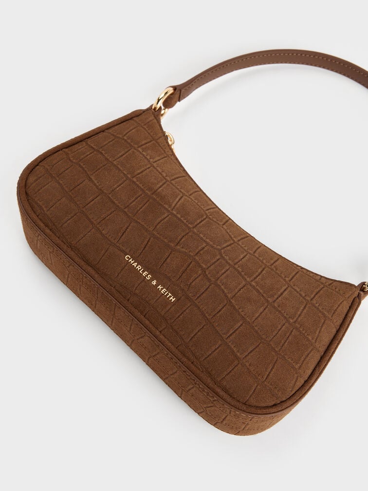 Elspeth Shoulder Bag, Chocolate, hi-res