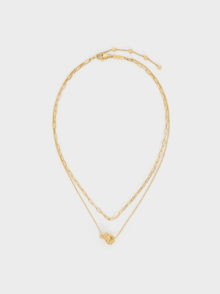 V&ograve;ng cổ Sable Rope-Knot, V&agrave;ng đồng, hi-res