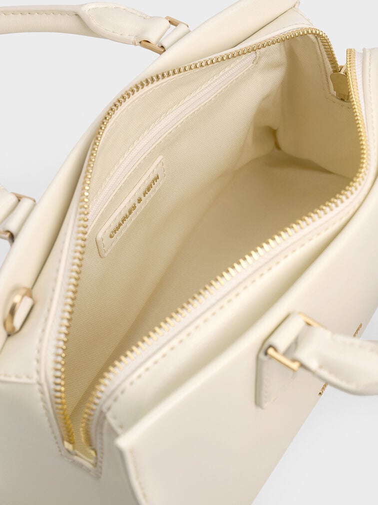 Mini Kerry Top Handle Bag, Cream, hi-res