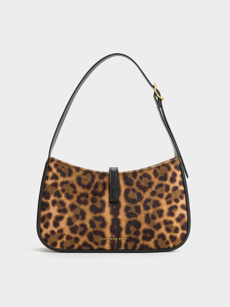 T&uacute;i đeo vai h&igrave;nh thang Cesia Leopard-Print, Nhiều m&agrave;u, hi-res