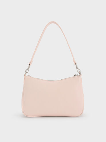 T&uacute;i đeo vai Mini Reese Ruched Bow, Soft Pink, hi-res