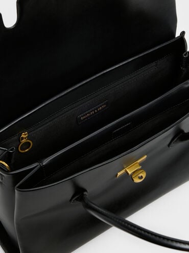 T&uacute;i tote Kerry Trapeze, Đen, hi-res