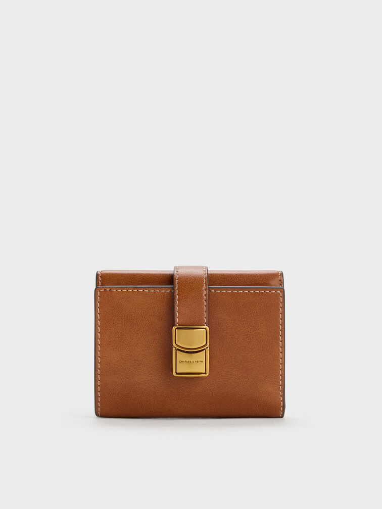 Acelynn Belted Small Wallet, Distressed Tan, hi-res