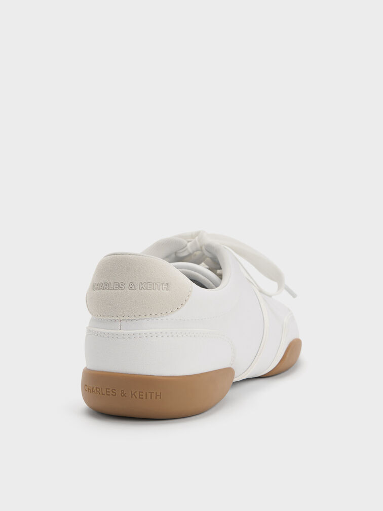 Louise Two-Tone Sneakers, White, hi-res