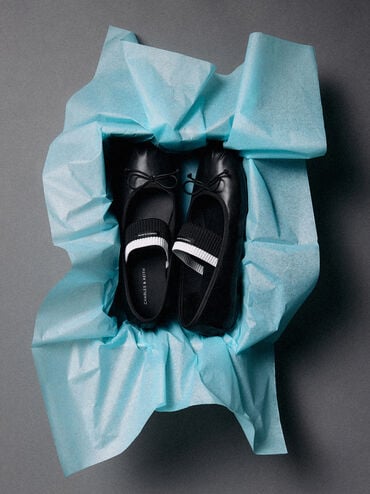 Winona Mary Jane Flats, Black, hi-res