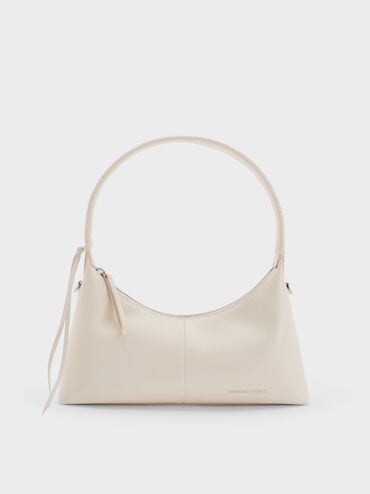 Simone Shoulder Bag, Cream, hi-res