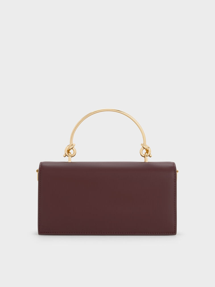 V&iacute; d&agrave;i phom chữ nhật Kristine, Wineberry Red, hi-res