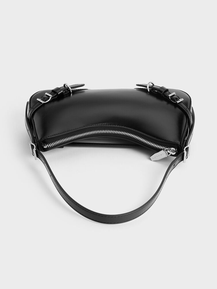 T&uacute;i đeo vai h&igrave;nh thang Sloane, Noir, hi-res