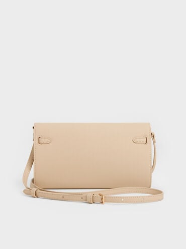 T&uacute;i đeo ch&eacute;o thắt d&acirc;y Tricha c&aacute;t be, Sand Beige, hi-res