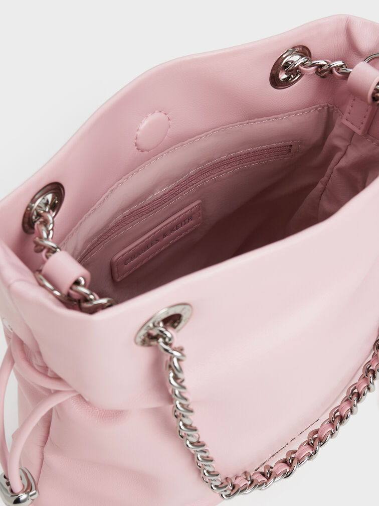 Túi đeo chéo Arya Braided-Strap Double-Handle, Cotton Candy Pink, hi-res