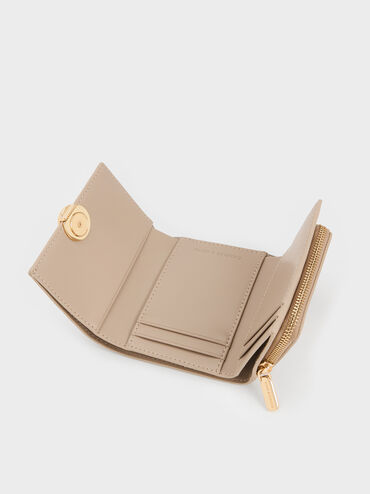 Behn Small Wallet, Taupe, hi-res