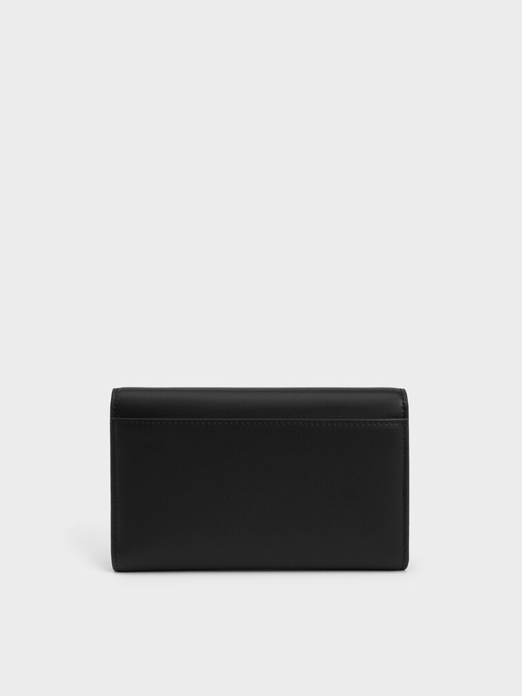 V&iacute; d&agrave;i nắp gập Magnetic Front Flap, Noir, hi-res