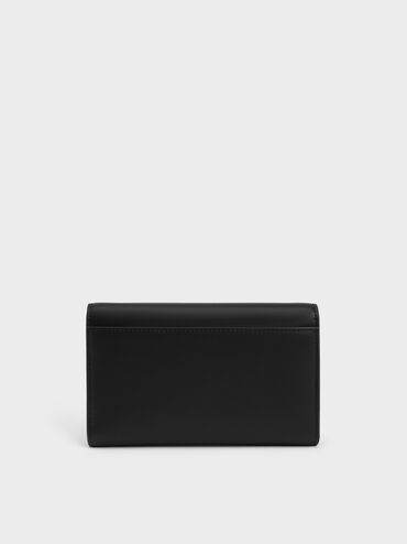 V&iacute; d&agrave;i nắp gập Magnetic Front Flap, Noir, hi-res