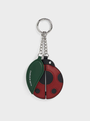 Ladybug Charm, Red, hi-res