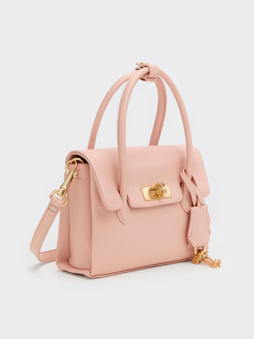 T&uacute;i tote Mini Kerry, Hồng, hi-res