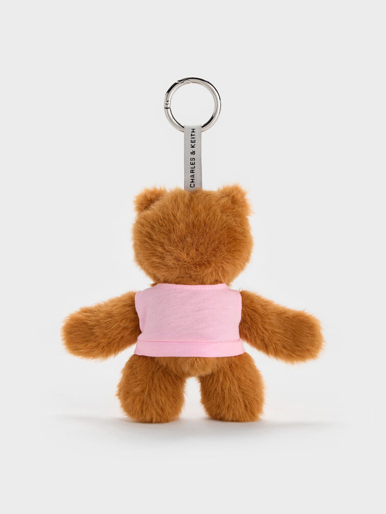 Dodie Pink-Shirt Bear Charm, Multi, hi-res