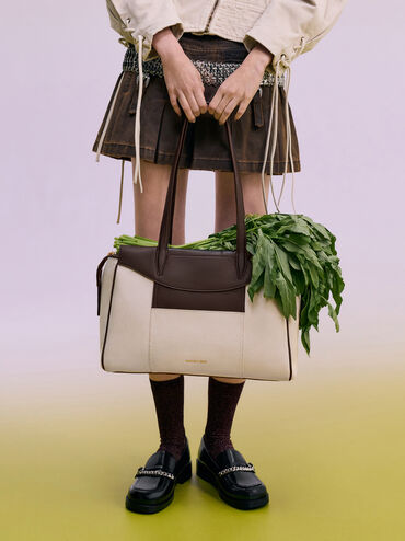 Raon Canvas Tote Bag, Espresso Brown, hi-res