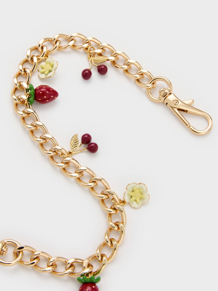 Francie Charm Bag Chain, Multi, hi-res