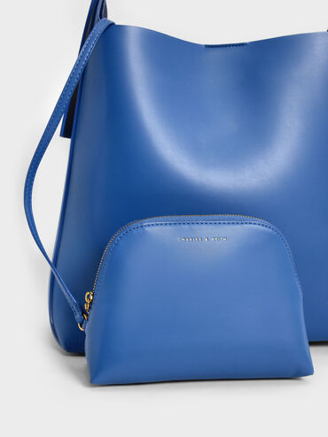 Edna Large Hobo Bag, Blue, hi-res