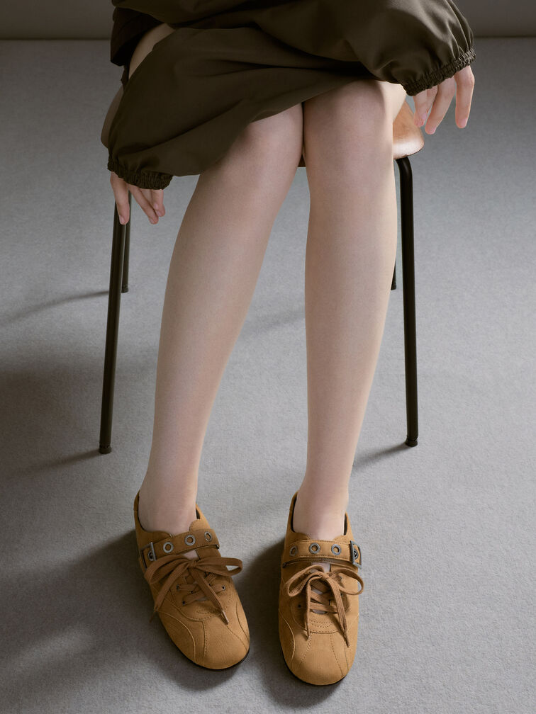 Jollie Grommet Mary Jane Sneakers, Sand, hi-res