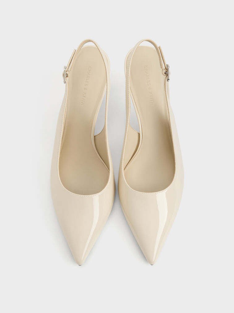 Gi&agrave;y cao g&oacute;t b&iacute;t mũi Kaia Patent, Phấn, hi-res