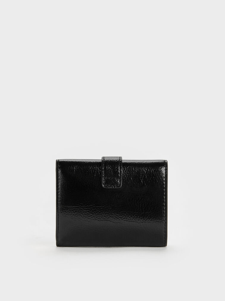 Acelynn Belted Small Wallet, Black, hi-res