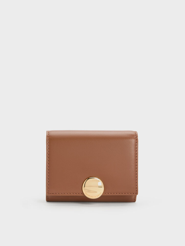 Behn Small Wallet, Chocolate, hi-res