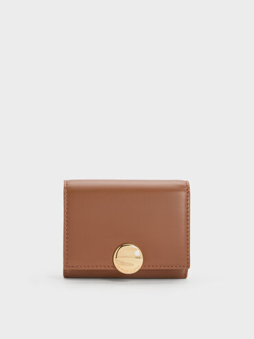Behn Small Wallet, Chocolate, hi-res