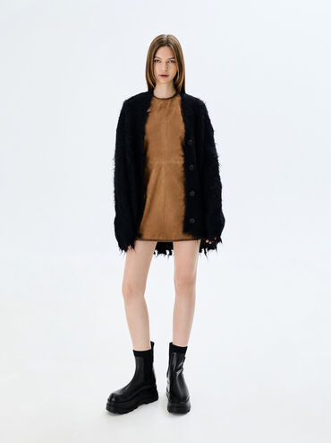 Barron Platform Ankle Boots, Black, hi-res